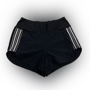 Athleta Ascender Athletic Shorts Size 6 Black White